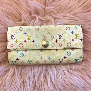 Authentic Louis Vuitton Portefueilles Sarah Wallet